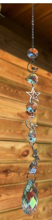 (Sc10) Acrylic glass and steel sun catchers